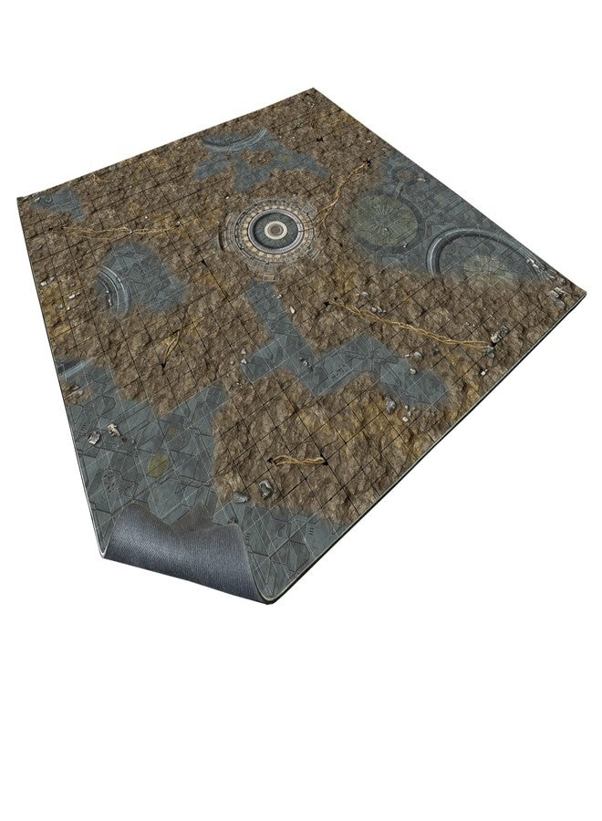 Battle Systems Terrain Alien Catacombs Game Mat 2x2 - Neoprene Playmat for 40k, Necromunda, Fallout, Marvel: Crisis Protocol - Image 1